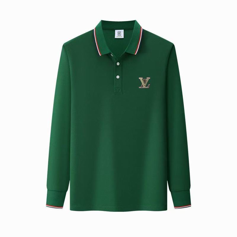 Louis Vuitton long-sleeve POLO shirts-LV1607P